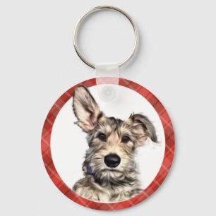 Berger Picard puppy keychain