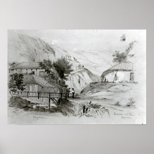 Berger's House, Valparaiso, 1834 Poster
