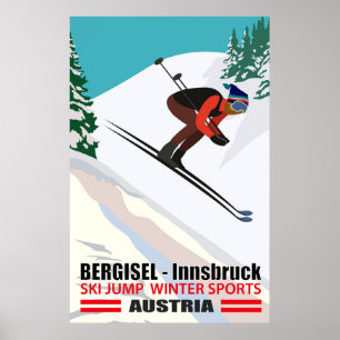 Bergisel - Innsbruck, Ski Jump in Austria Poster