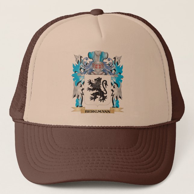 Bergmann Coat of Arms Trucker Hat (Front)