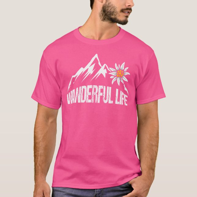 Bergsteiger Wanderful Life Hiker Hiking Gift Hikin T-Shirt (Front)