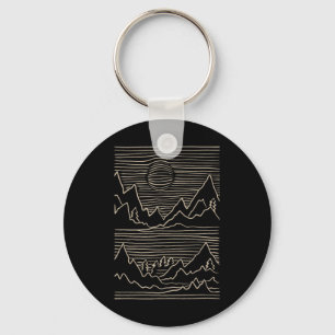 Bergsteiger Winter Sports Snowboarding Mountain Al Key Ring