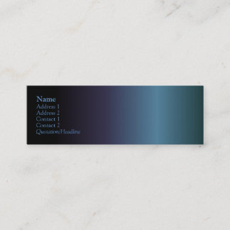 Beribboned Profile Card