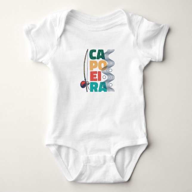 BERIMBAU CAPOEIRA BABY BODYSUIT (Front)