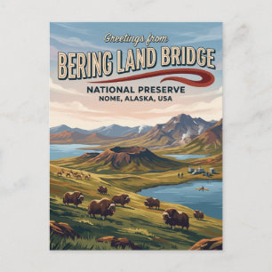 Bering Land Bridge National Preserve USA Postcard