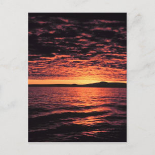 Bering Sea Sunset Postcard