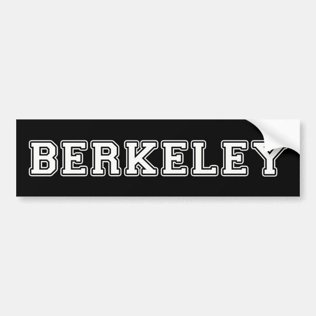 Berkeley California Bumper Sticker (Front)