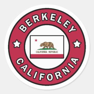 Berkeley California Classic Round Sticker
