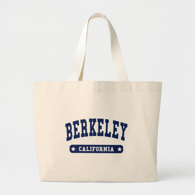 Berkeley California College Style t shirts Large Tote Bag (Front)