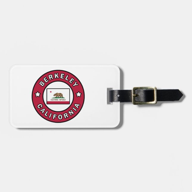 Berkeley California Luggage Tag (Front Horizontal)