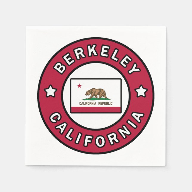 Berkeley California Napkin (Front)