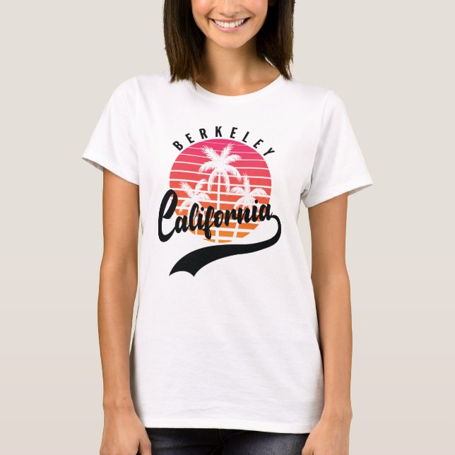 Berkeley, California Retro Sunset Women's T-Shirt (Front)