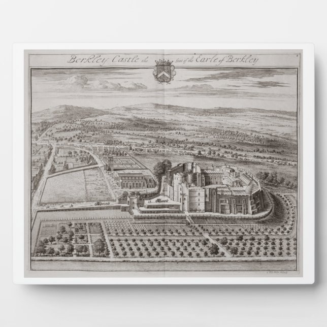 Berkeley Castle, Seat of the Earl of Berkeley (eng Plaque (Front)