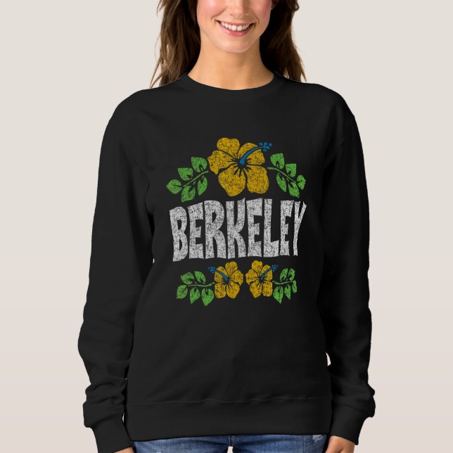Berkeley Flowers Distressed Colour Print Sweatshirt (Front)