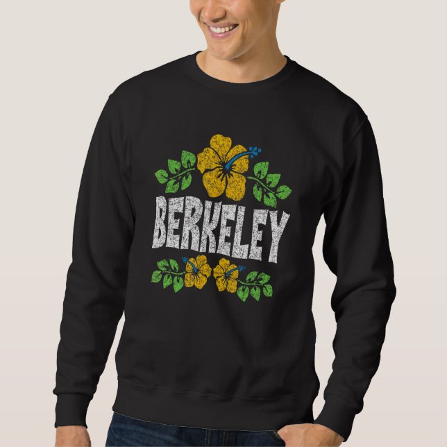 Berkeley Flowers Distressed Colour Print Sweatshirt (Front)