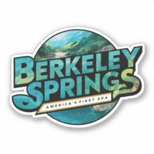 Berkeley Springs Illustration Travel Logo
