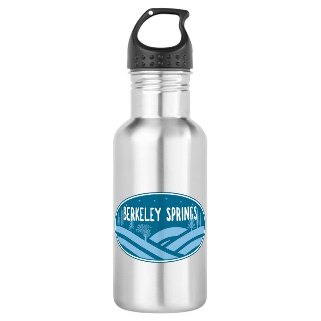 Berkeley Springs West Virginia Outdoors 532 Ml Water Bottle (Front)