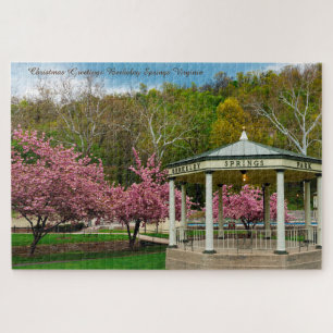 Berkeley Virginia .Christmas Greetings Jigsaw Puzz Jigsaw Puzzle