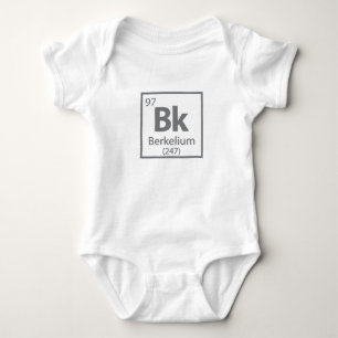 Berkelium - Berkeley Science Periodic Table Baby Bodysuit