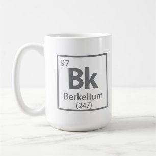 Berkelium - Berkeley Science Periodic Table Coffee Mug