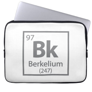 Berkelium - Berkeley Science Periodic Table Laptop Sleeve