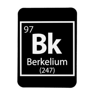 Berkelium - Berkeley Science Periodic Table Magnet