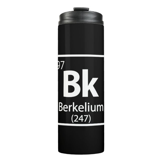 Berkelium - Berkeley Science Periodic Table Thermal Tumbler (Front)