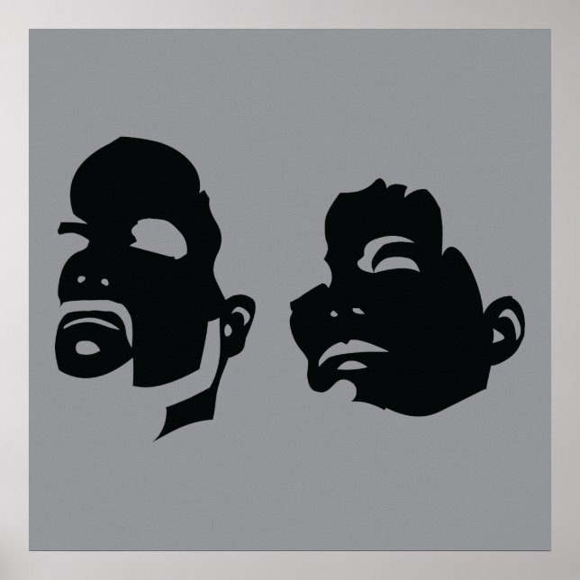 BerkhouseSnyder Heads Up Logo Poster (Front)