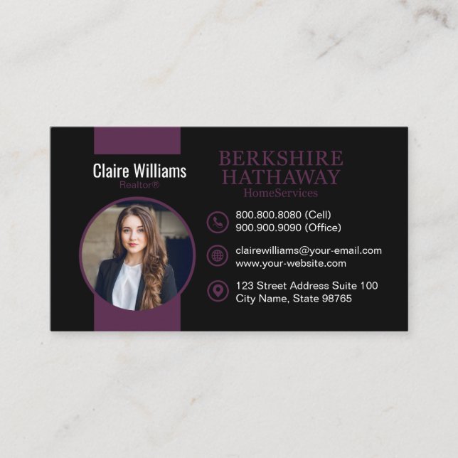Berkshire Awesome Business Card (Front)