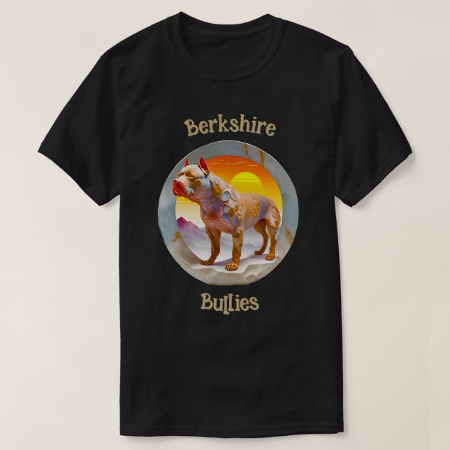 Berkshire Bullies Pit Bull 12a T-Shirt (Design Front)
