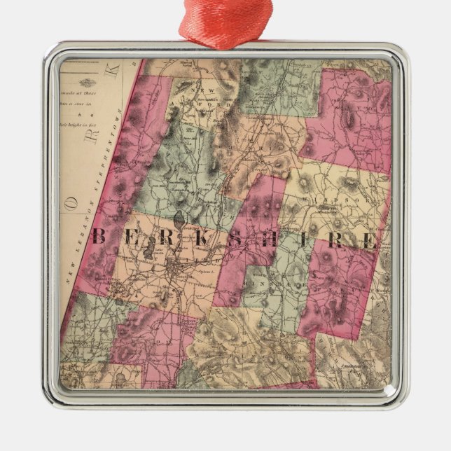 Berkshire County Metal Tree Decoration (Front)