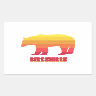 Berkshires Bear Rectangular Sticker