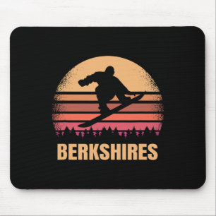 Berkshires Machusetts Snowboarding Outdoor Ma 80s Mouse Mat