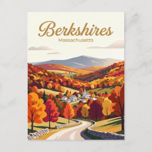 Berkshires, Massachusetts USA Postcard