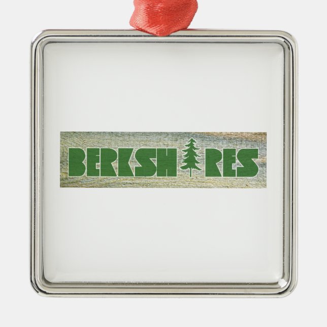 Berkshires Metal Tree Decoration (Front)