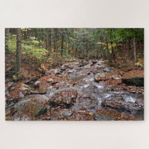 Berkshires Mountain Stream Landscape Scenic Puzzle