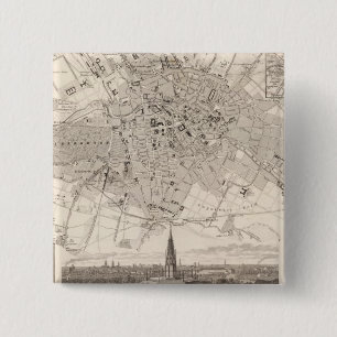 Berlin 2 15 cm square badge