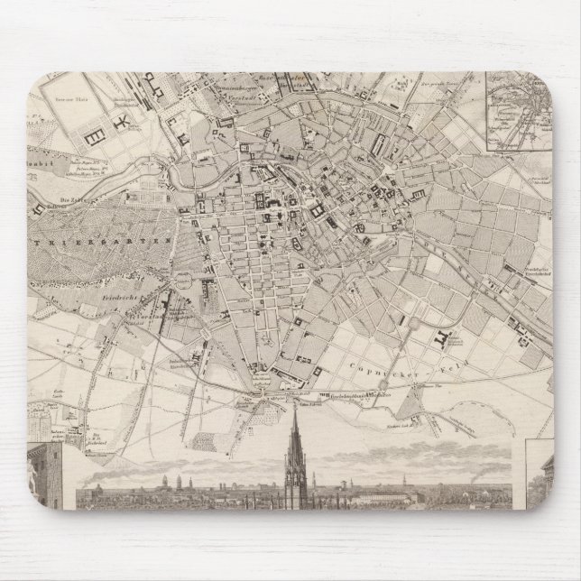 Berlin 2 mouse mat (Front)