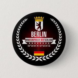 Berlin 6 Cm Round Badge