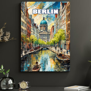Berlin, a metropolis with many faces poster