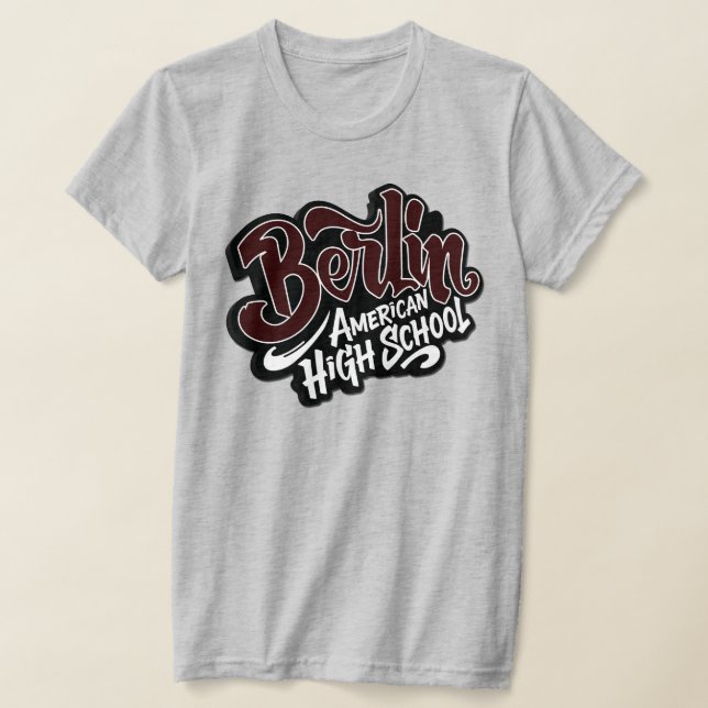Berlin American High School T-Shirt (Laydown)