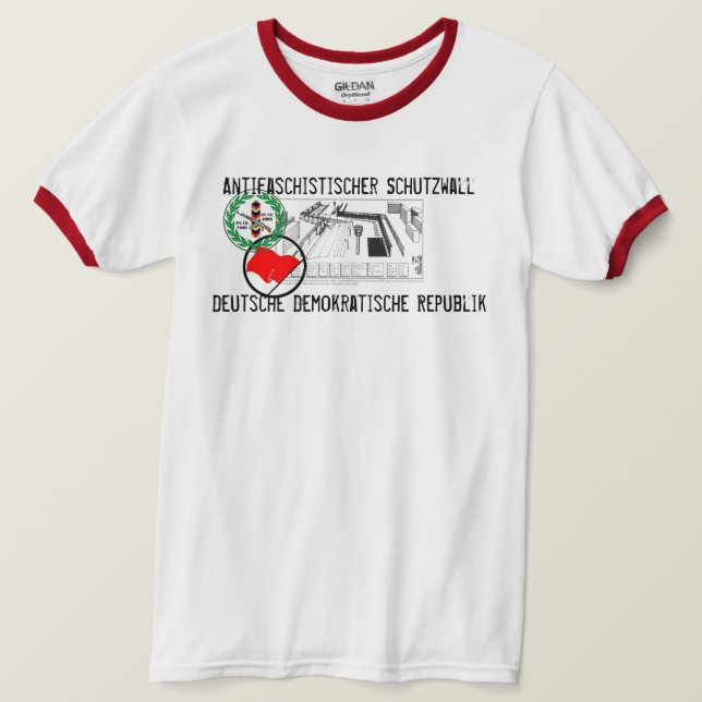 Berlin  Anti-Fascist Wall T-Shirt (Design Front)