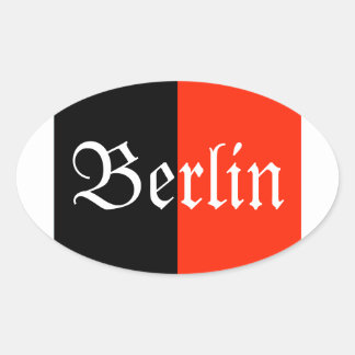 Berlin Army of Occupation Medal Oval Sticker