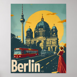 Berlin Art Deco Poster