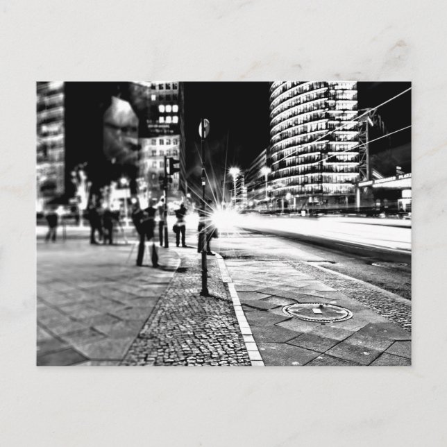 Berlin at Night Postcard (Front)