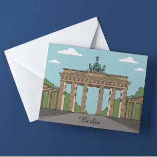 Berlin Brandenburg Gate – Classic City Landmark Postcard