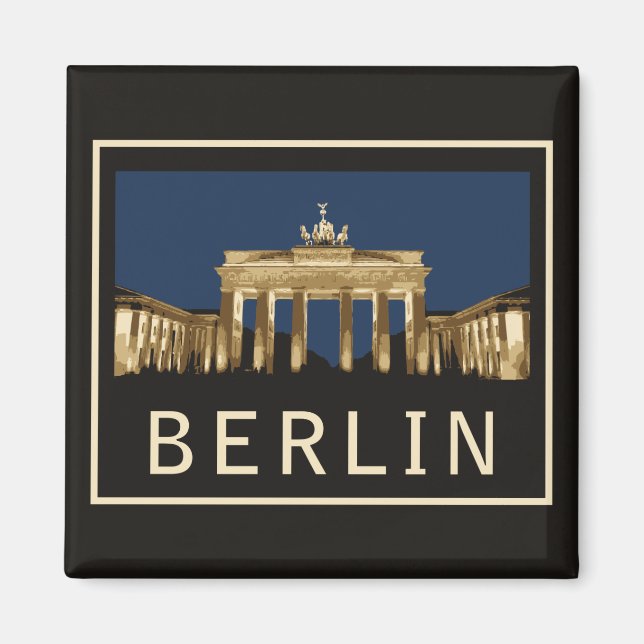 Berlin Brandenburg Gate Magnet (Front)