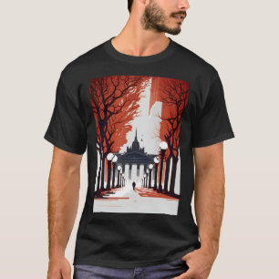 Berlin Brandenburg Minimalist Gate T-Shirt