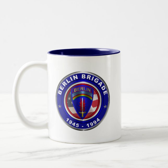 Berlin Brigade  Two-Tone Coffee Mug (Left)