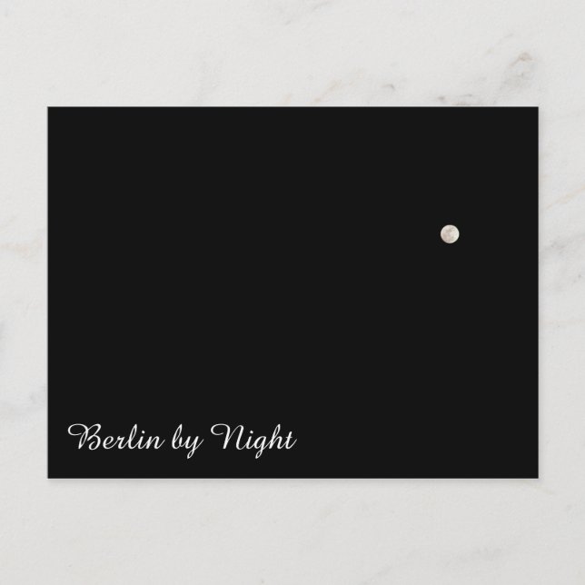 Berlin by Night Postcard (Front)